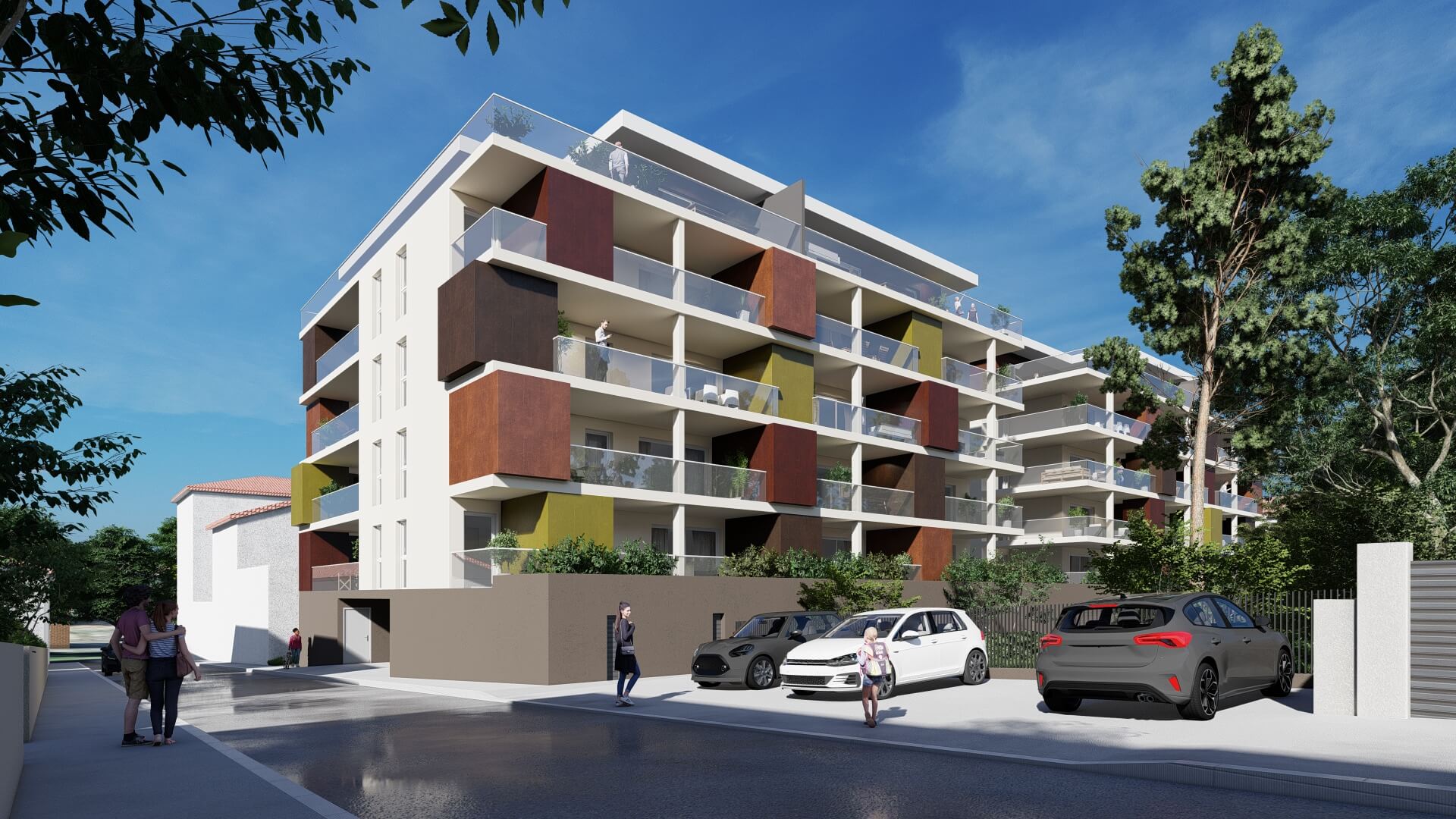 Programme immobilier Pop Life à Saint-Chamond - Vue de la façade