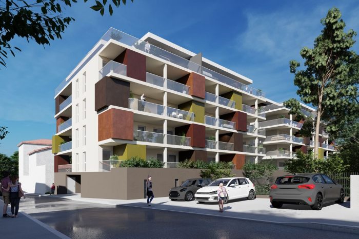 Programme immobilier Pop Life à Saint-Chamond - Vue de la façade